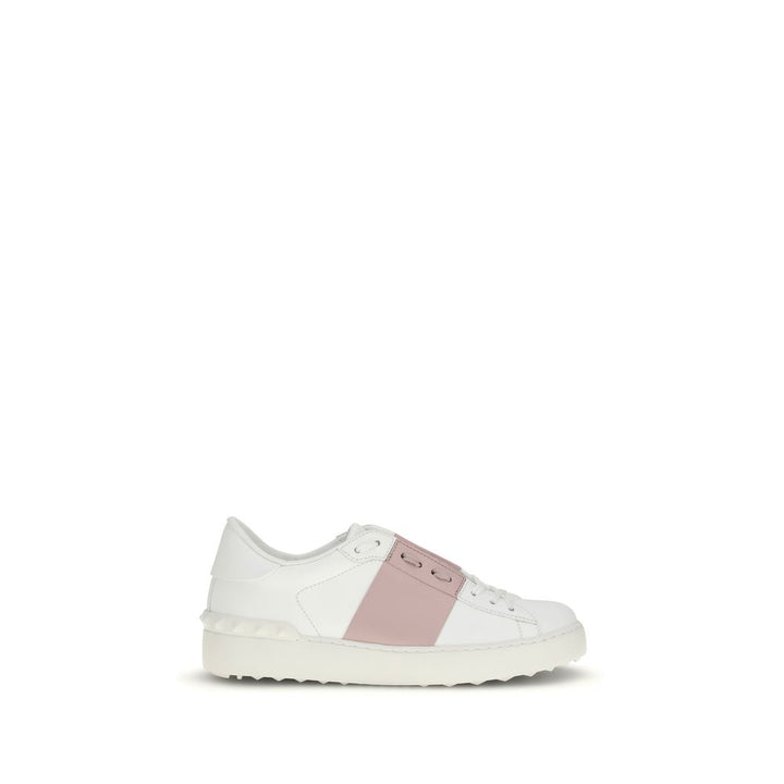Valentino Garavani hvite sneakers i kalveskinn Bos Taurus