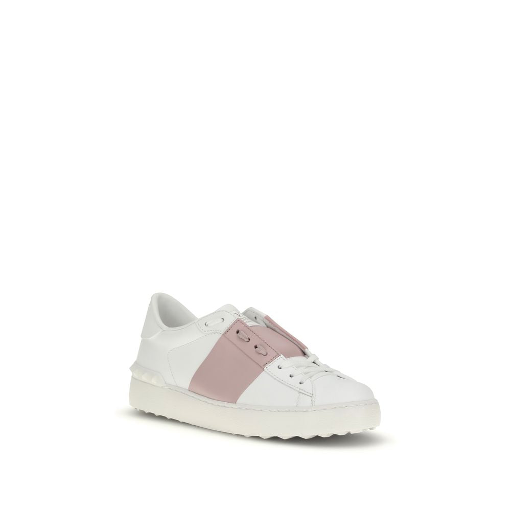 Valentino Garavani hvite sneakers i kalveskinn Bos Taurus