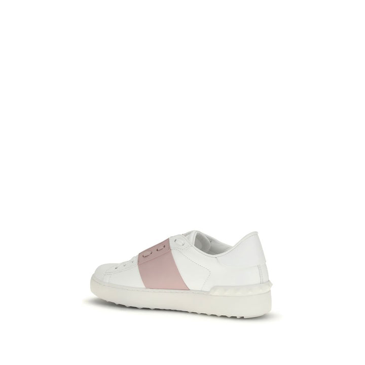 Valentino Garavani hvite sneakers i kalveskinn Bos Taurus