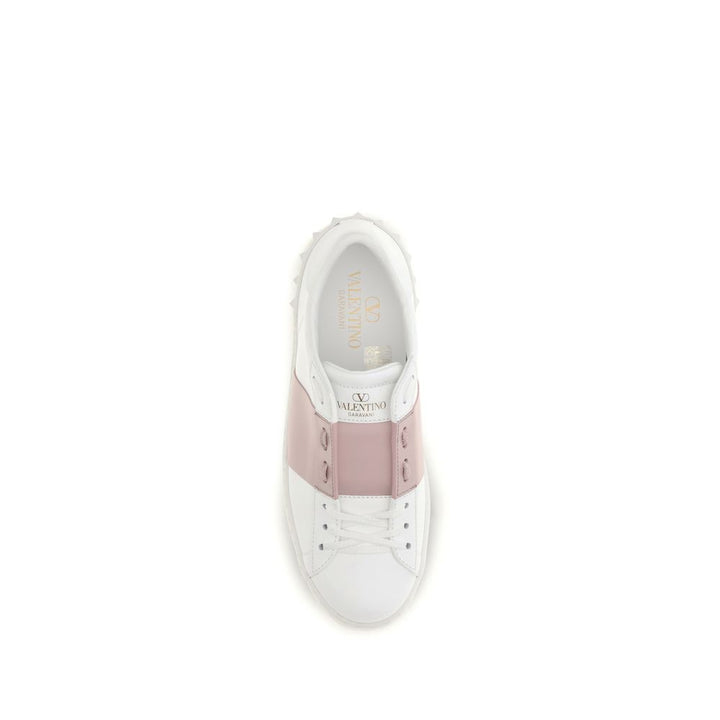 Valentino Garavani hvite sneakers i kalveskinn Bos Taurus