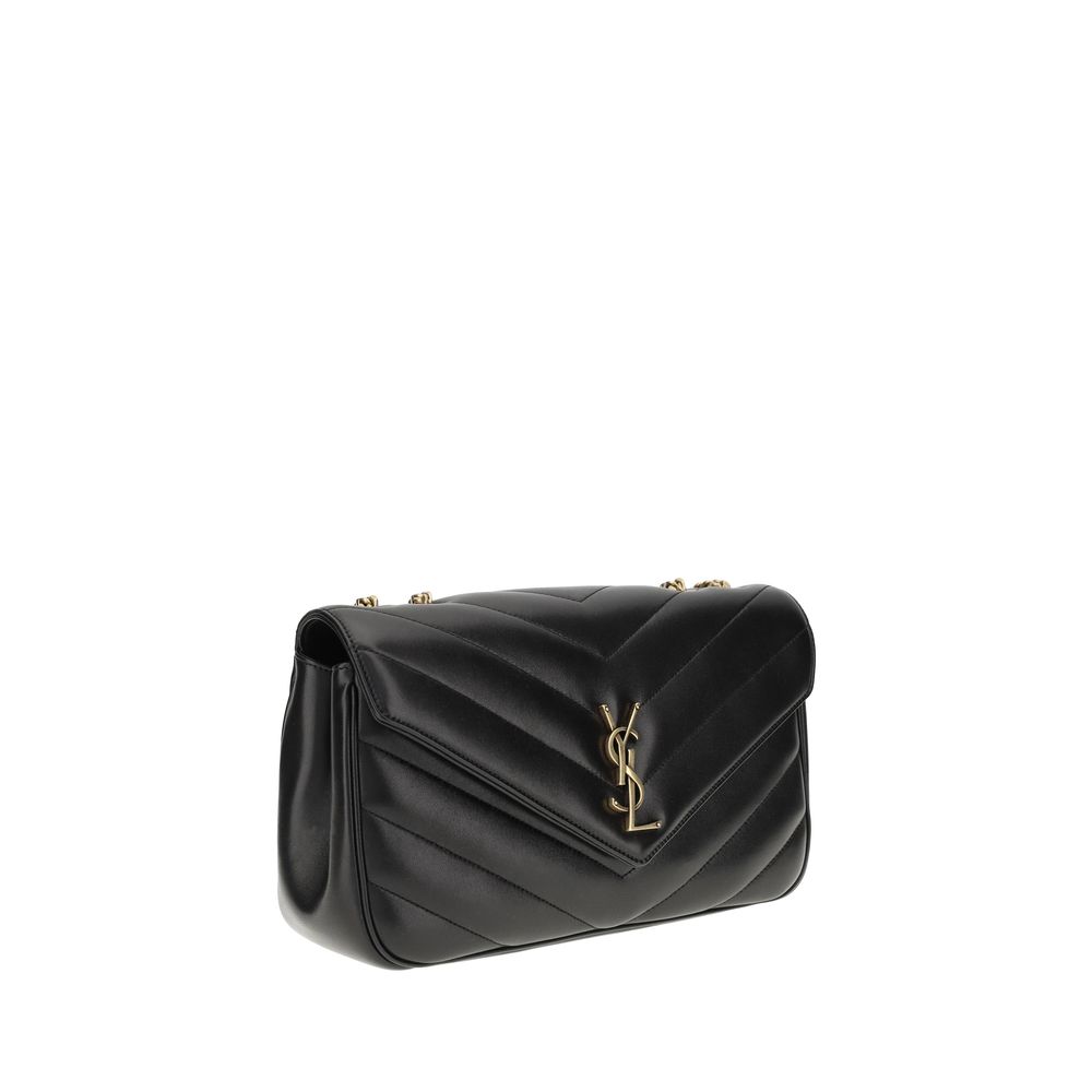 Saint Laurent Svart Lam Ovis Aries Aries Skulderveske