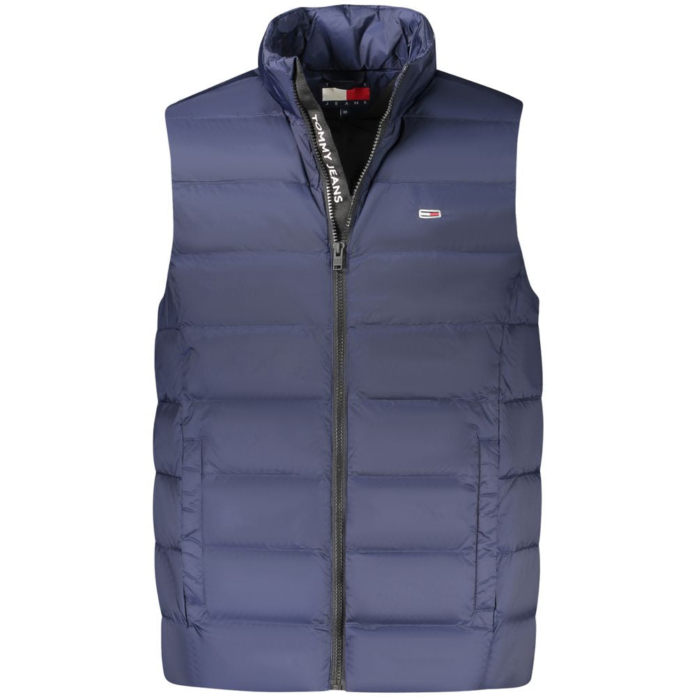 Tommy Hilfiger Blå Nylon Ermeløs Herrejakke