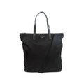 Bolso tote de nailon negro Prada