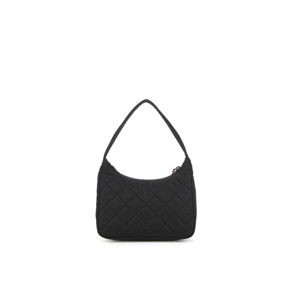 Bolso de hombro Prada de nailon negro