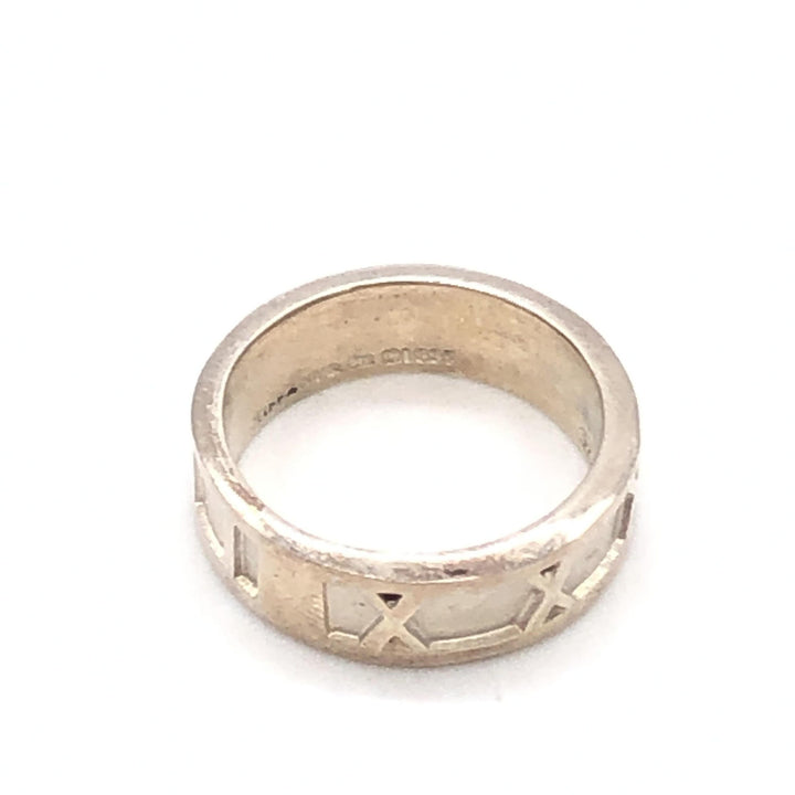 Tiffany &amp; Co. Atlas-ring, SV925, 4,5 g, amerikansk størrelse 5