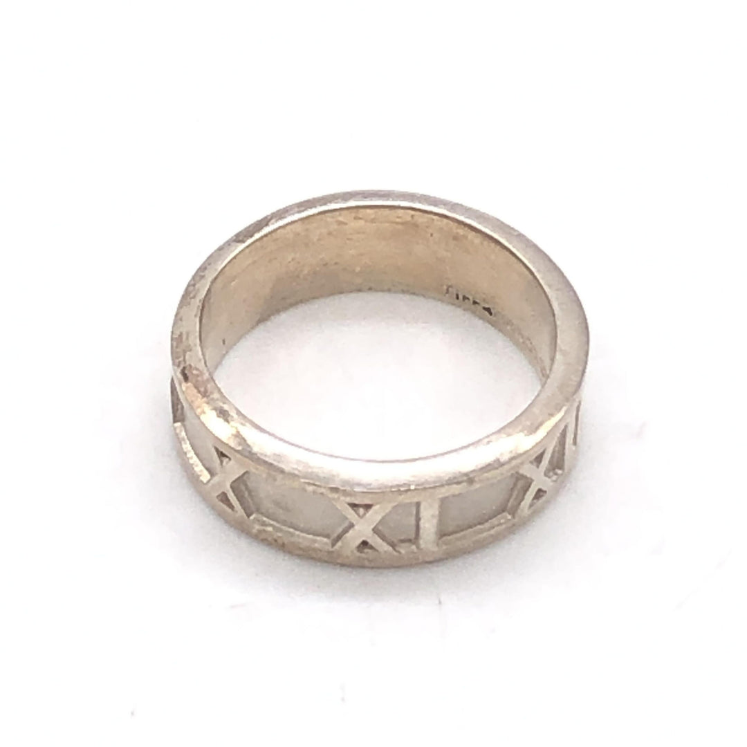 Tiffany &amp; Co. Atlas-ring, SV925, 4,5 g, amerikansk størrelse 5
