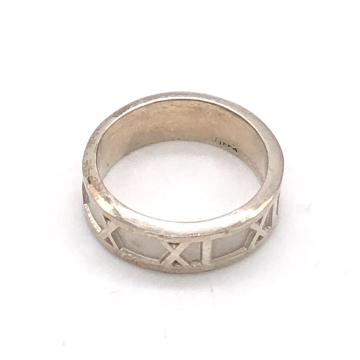 Tiffany &amp; Co. Atlas-ring, SV925, 4,5 g, amerikansk størrelse 5