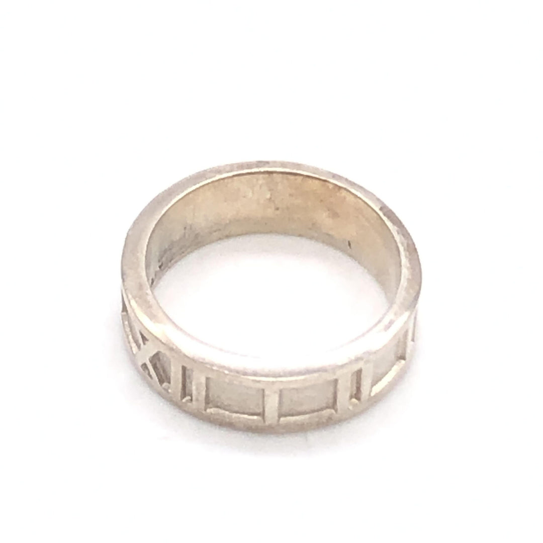 Tiffany &amp; Co. Atlas-ring, SV925, 4,5 g, amerikansk størrelse 5