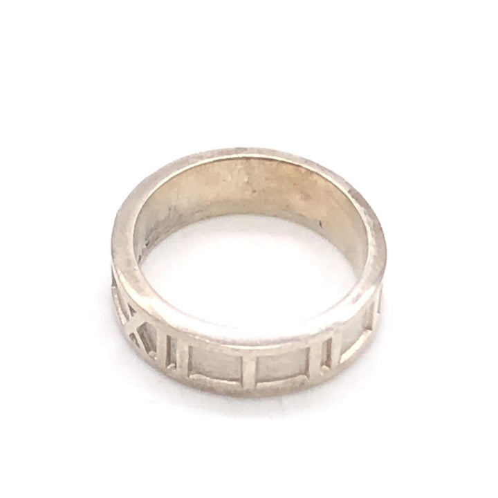 Tiffany &amp; Co. Atlas-ring, SV925, 4,5 g, amerikansk størrelse 5