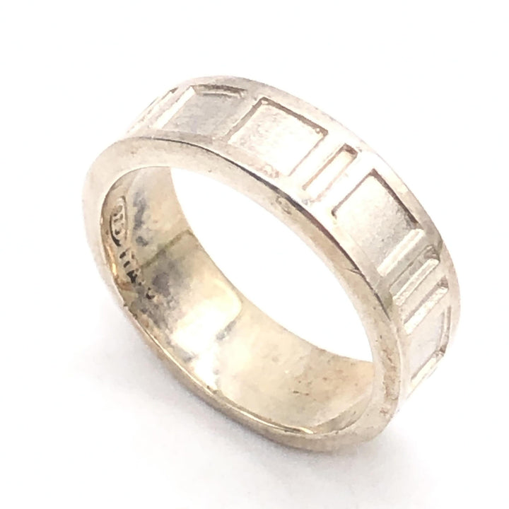 Tiffany &amp; Co. Atlas-ring, SV925, 4,5 g, amerikansk størrelse 5