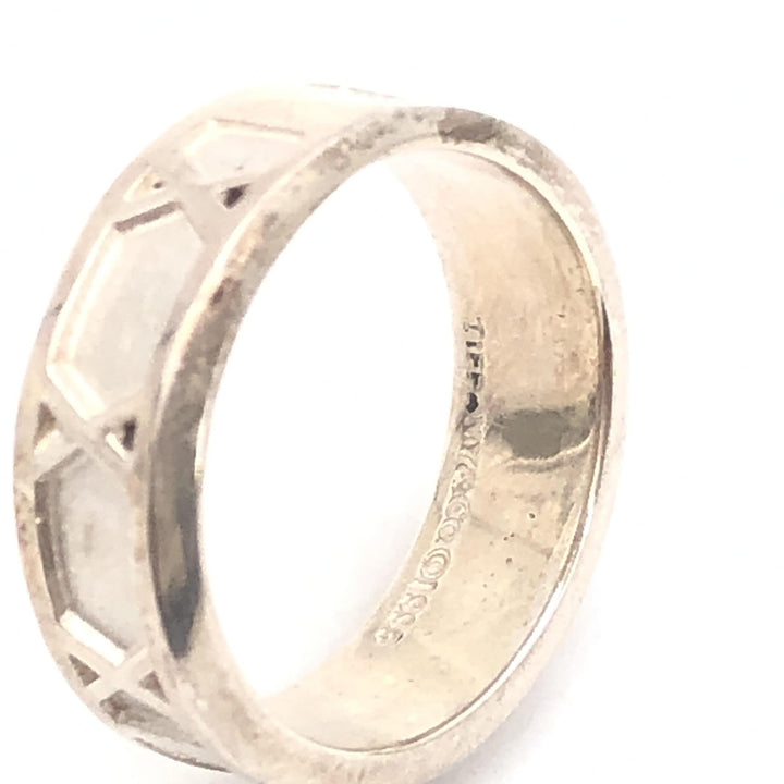 Tiffany &amp; Co. Atlas-ring, SV925, 4,5 g, amerikansk størrelse 5