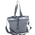 Bottega Veneta Black And Blue Nylon Convertible Tote