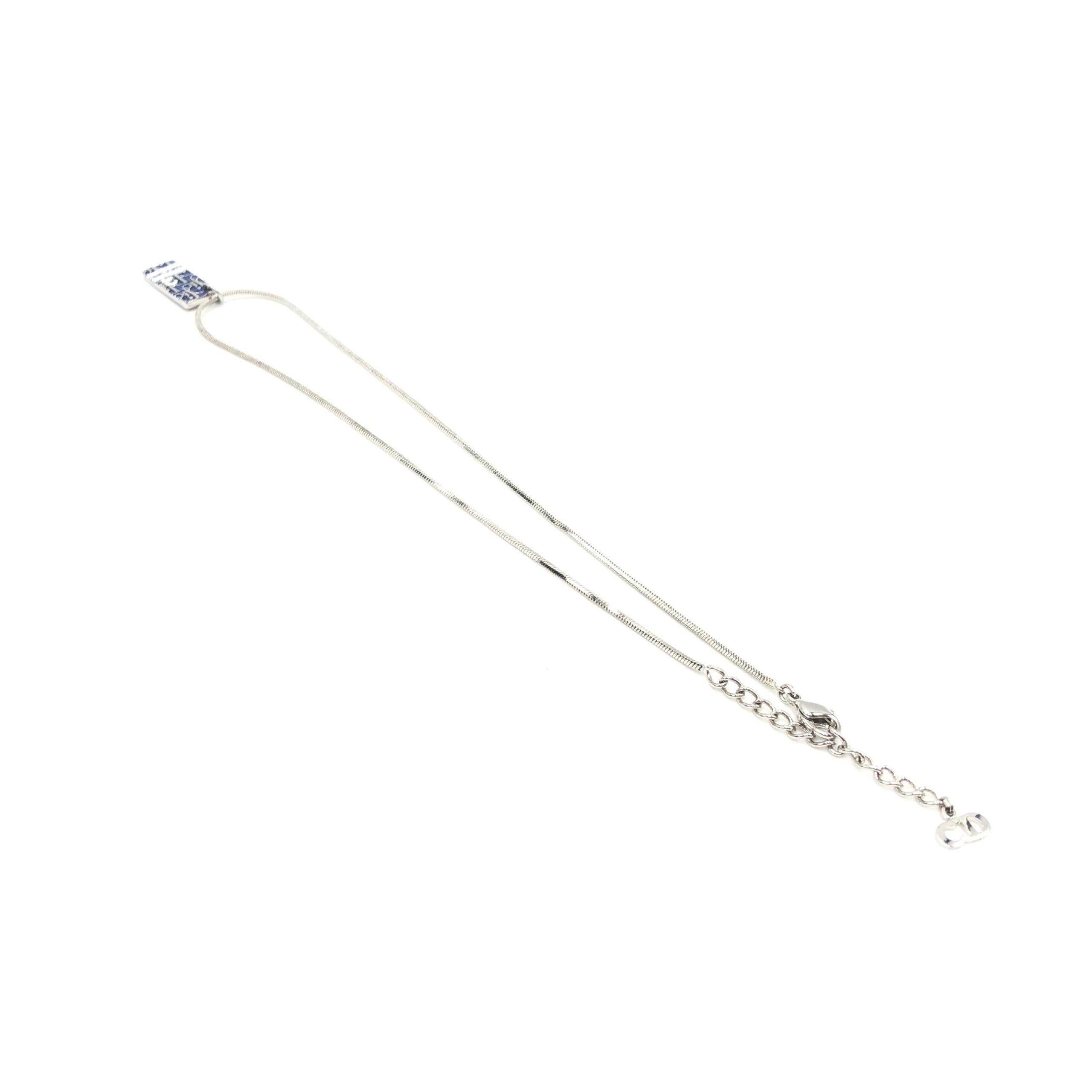 Christian Dior Blue Trotter Pendant Necklace