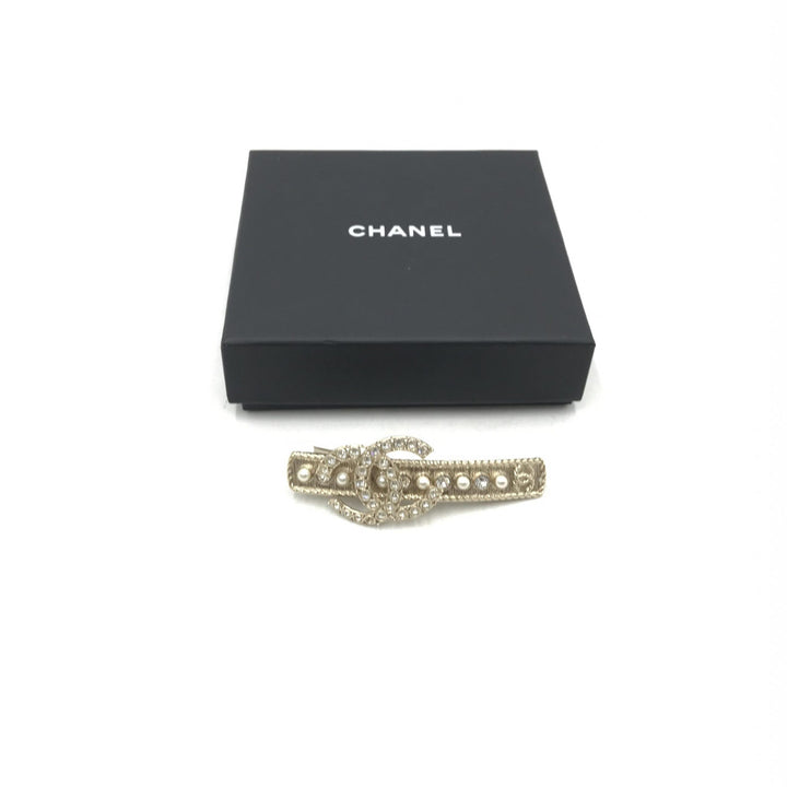 Chanel Crystal Pearl CC Hårklype