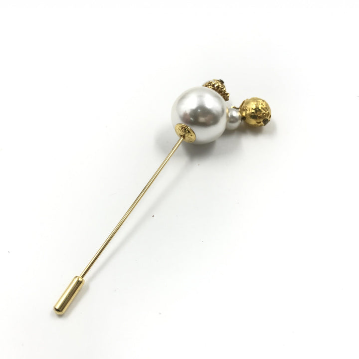 Salvatore Ferragamo Pin Brosje, Perlestil, Eske