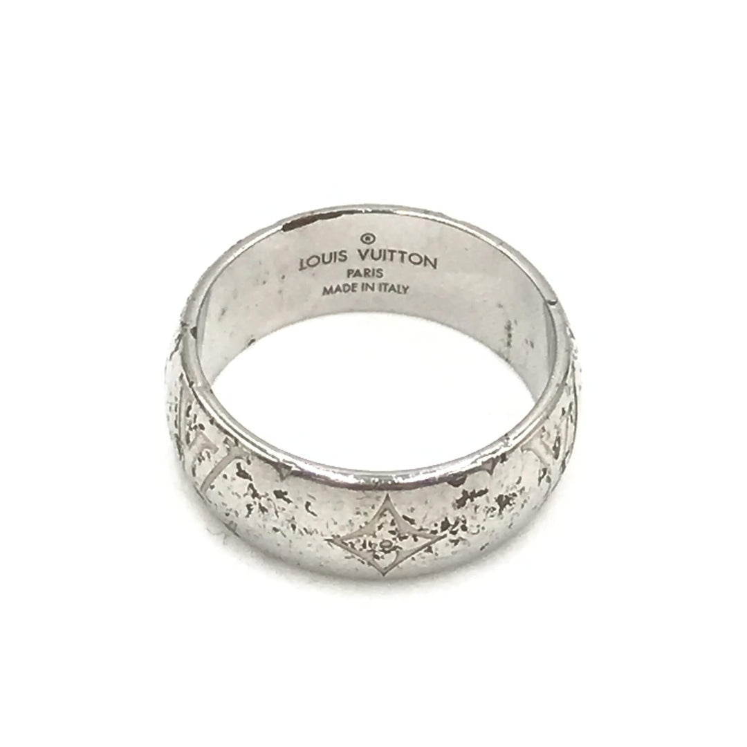 Louis Vuitton sølvfarget monogramring
