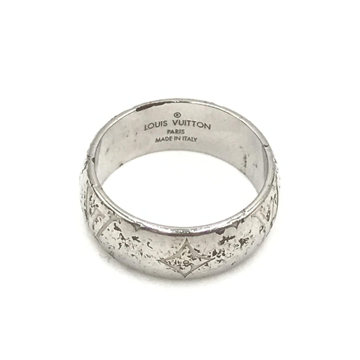 Louis Vuitton sølvfarget monogramring