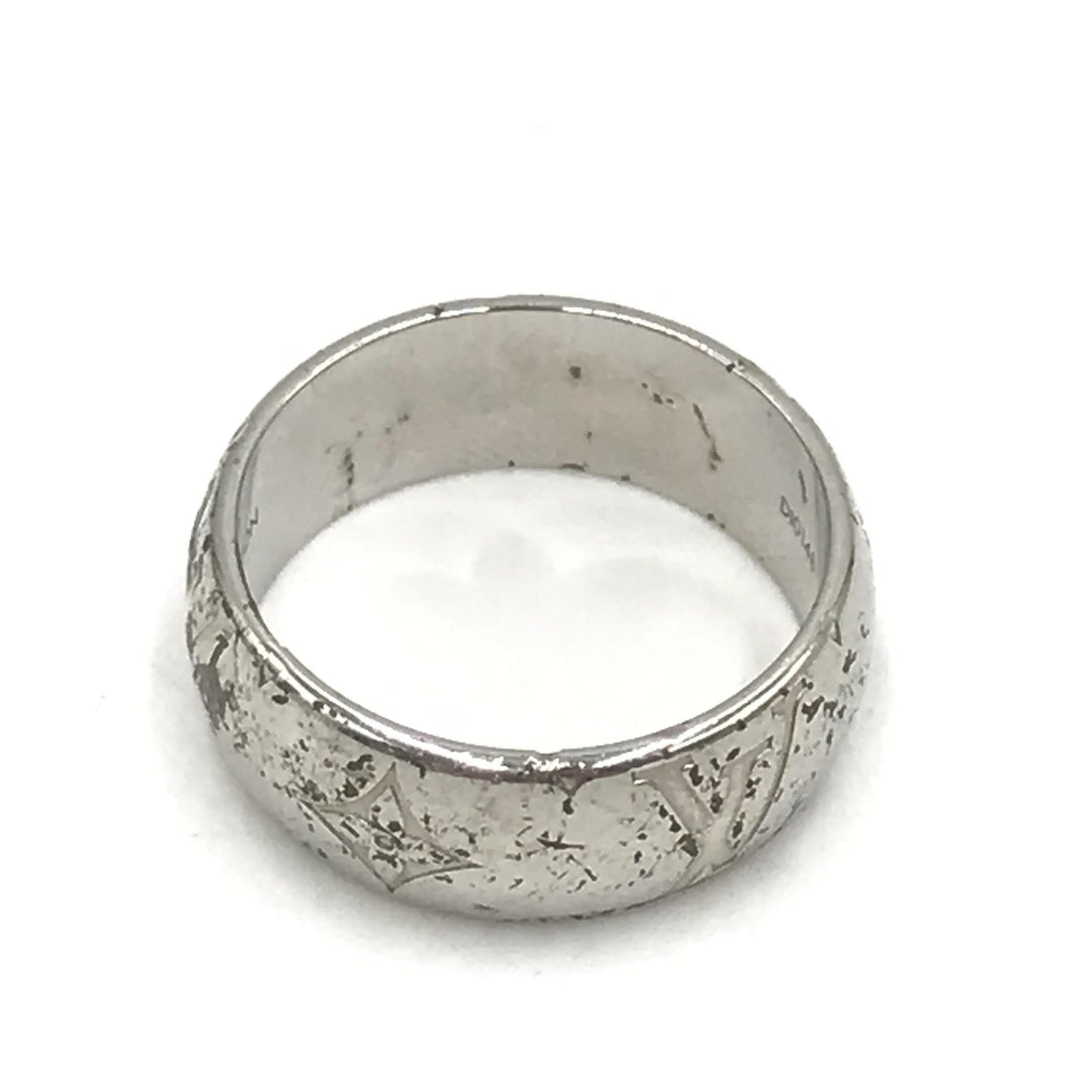 Louis Vuitton sølvfarget monogramring