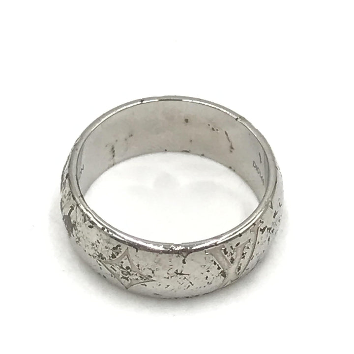 Louis Vuitton sølvfarget monogramring