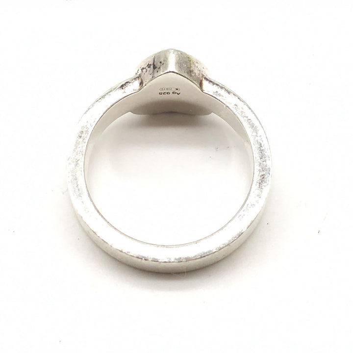 Gucci Sterling sølv Trademark hjertering, US størrelse 5,5