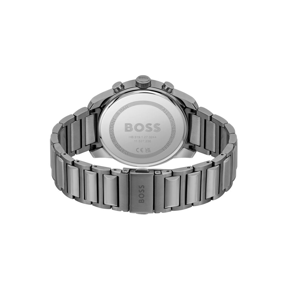 Hugo Boss Grå Dressklokke i Rustfritt Stål