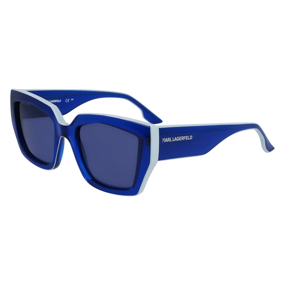 Karl Lagerfeld Blue Injected Solbriller