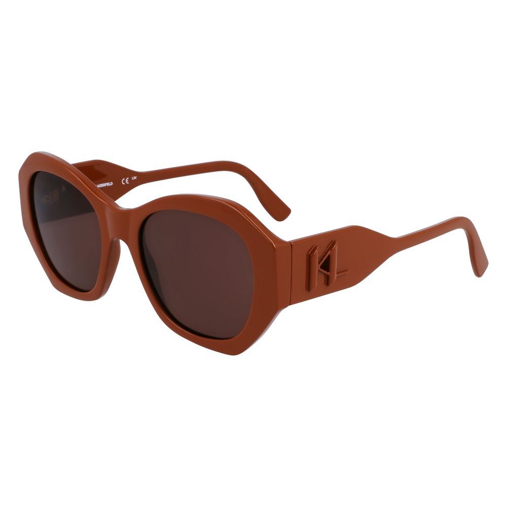Karl Lagerfeld brune, injiserte solbriller