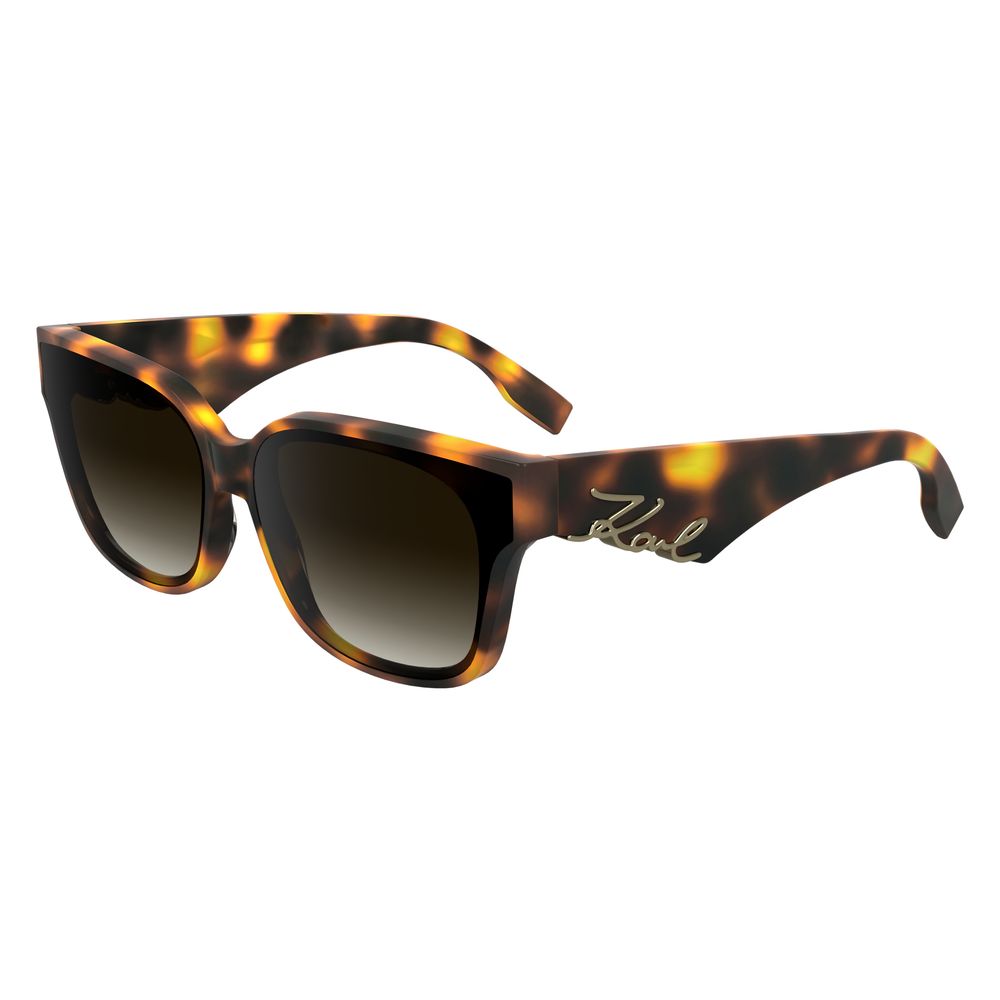 Karl Lagerfeld solbriller i brunt acetat