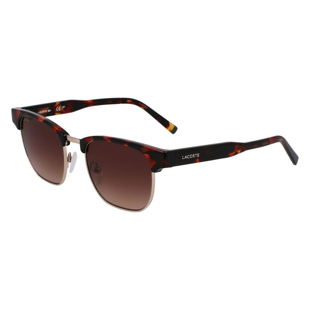 Lacoste brune injiserte solbriller