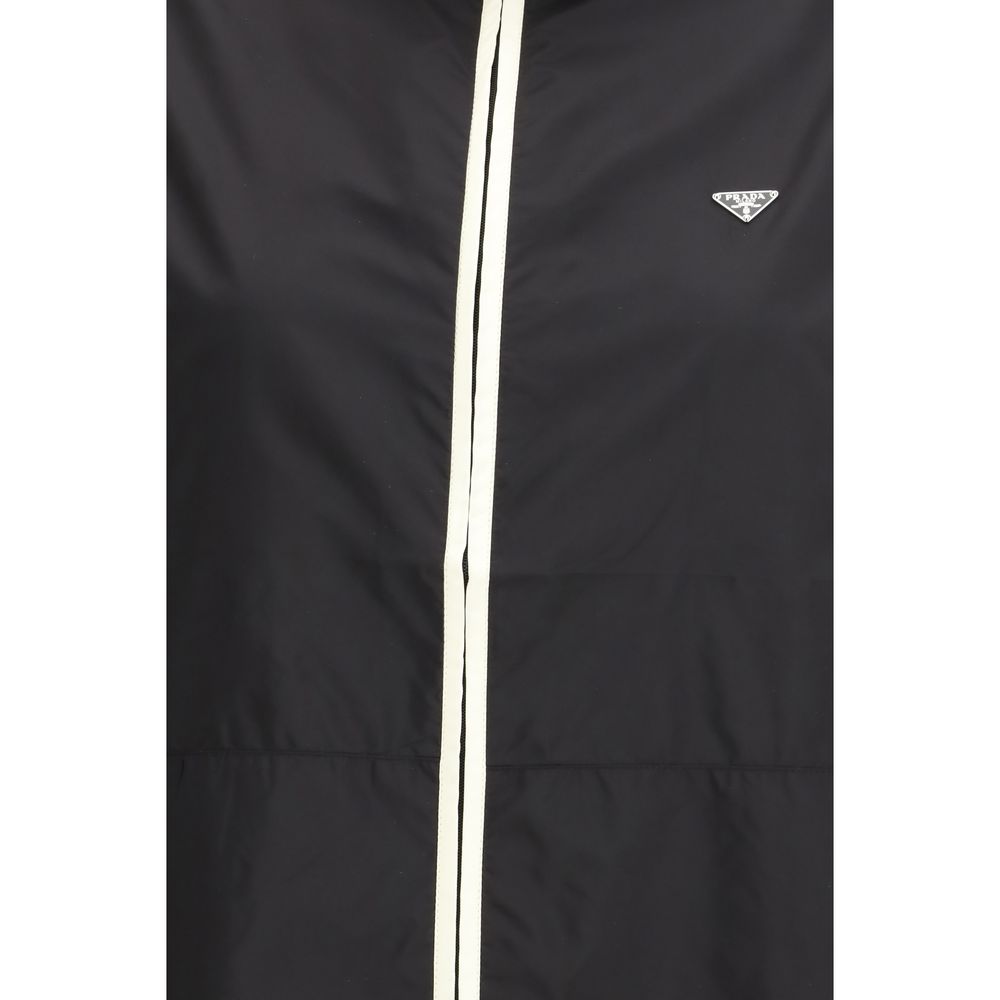 Chaqueta Prada de nailon negra