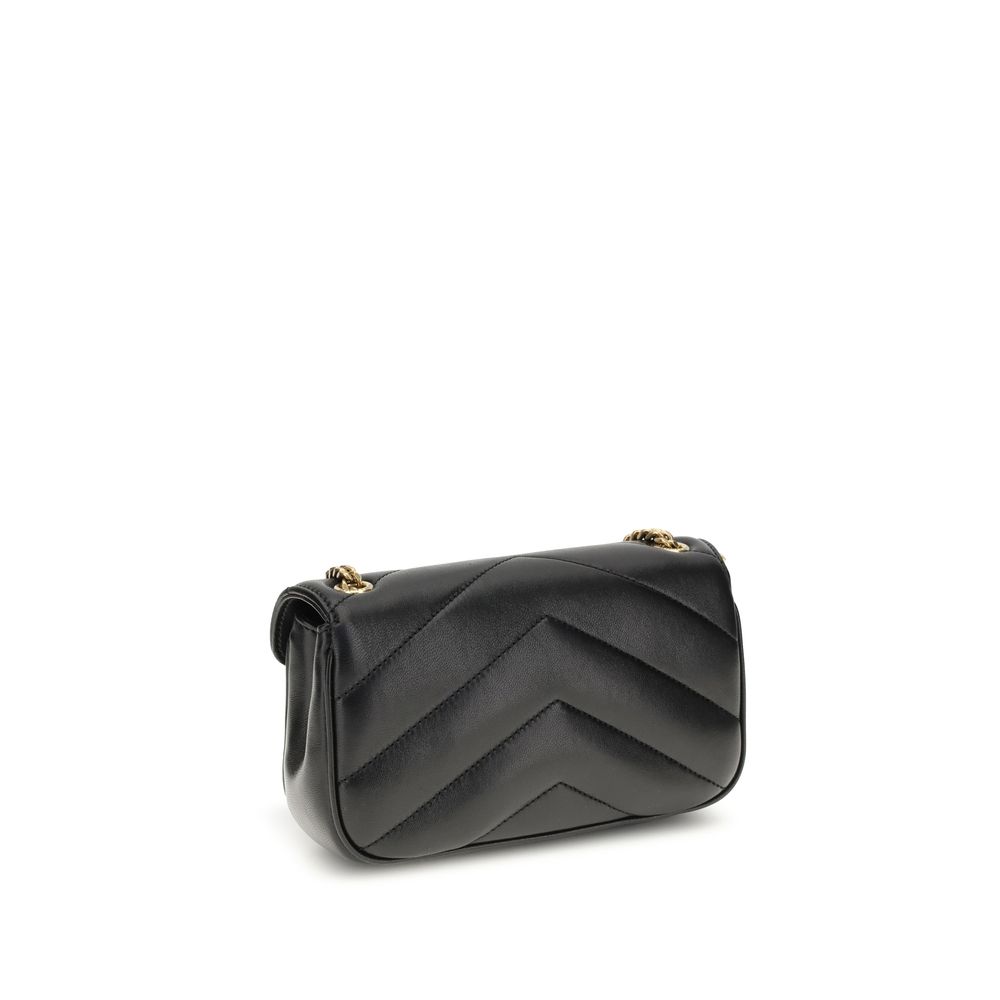 Saint Laurent Svart Lam Ovis Aries Aries Skulderveske