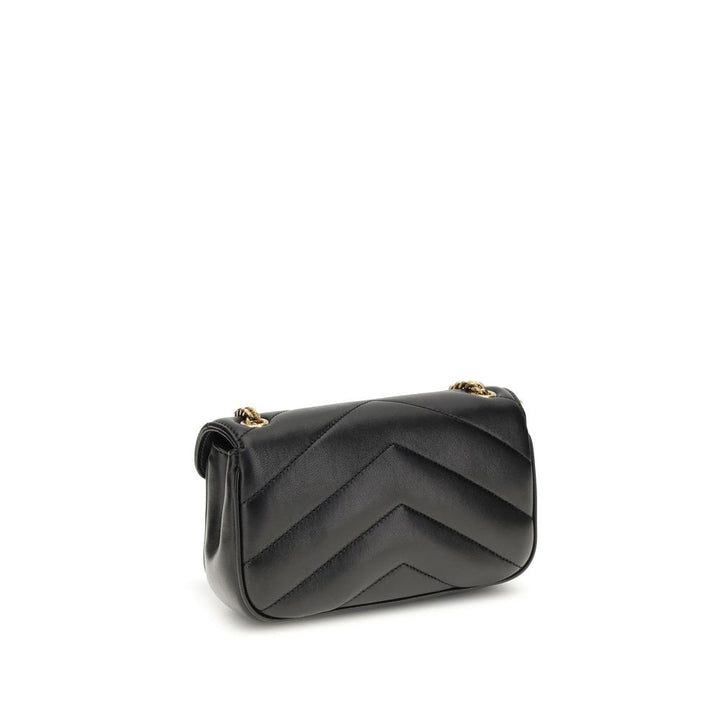 Saint Laurent Svart Lam Ovis Aries Aries Skulderveske