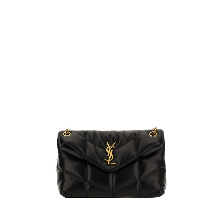 Saint Laurent Svart Lammeskinn Ovis Aries Aries Skulderveske