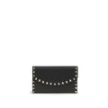 Valentino Garavani Black Calf Leather Bos Taurus Wallet