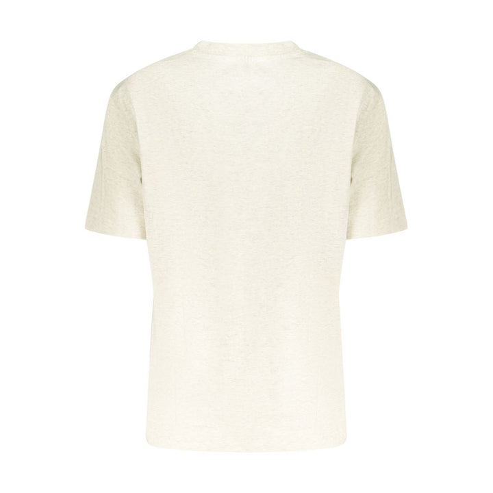Calvin Klein Beige bomull T-skjorte for kvinner