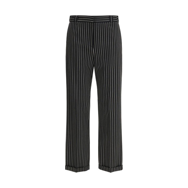 Tom Ford Black Wool Casual Pants