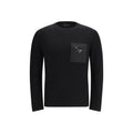 Prada Black Wool Sweatshirt