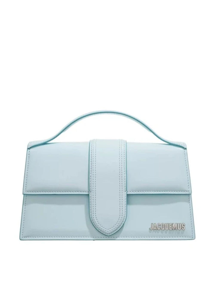 Jacquemus Lyseblå skinn Le Grand Bambino Håndveske