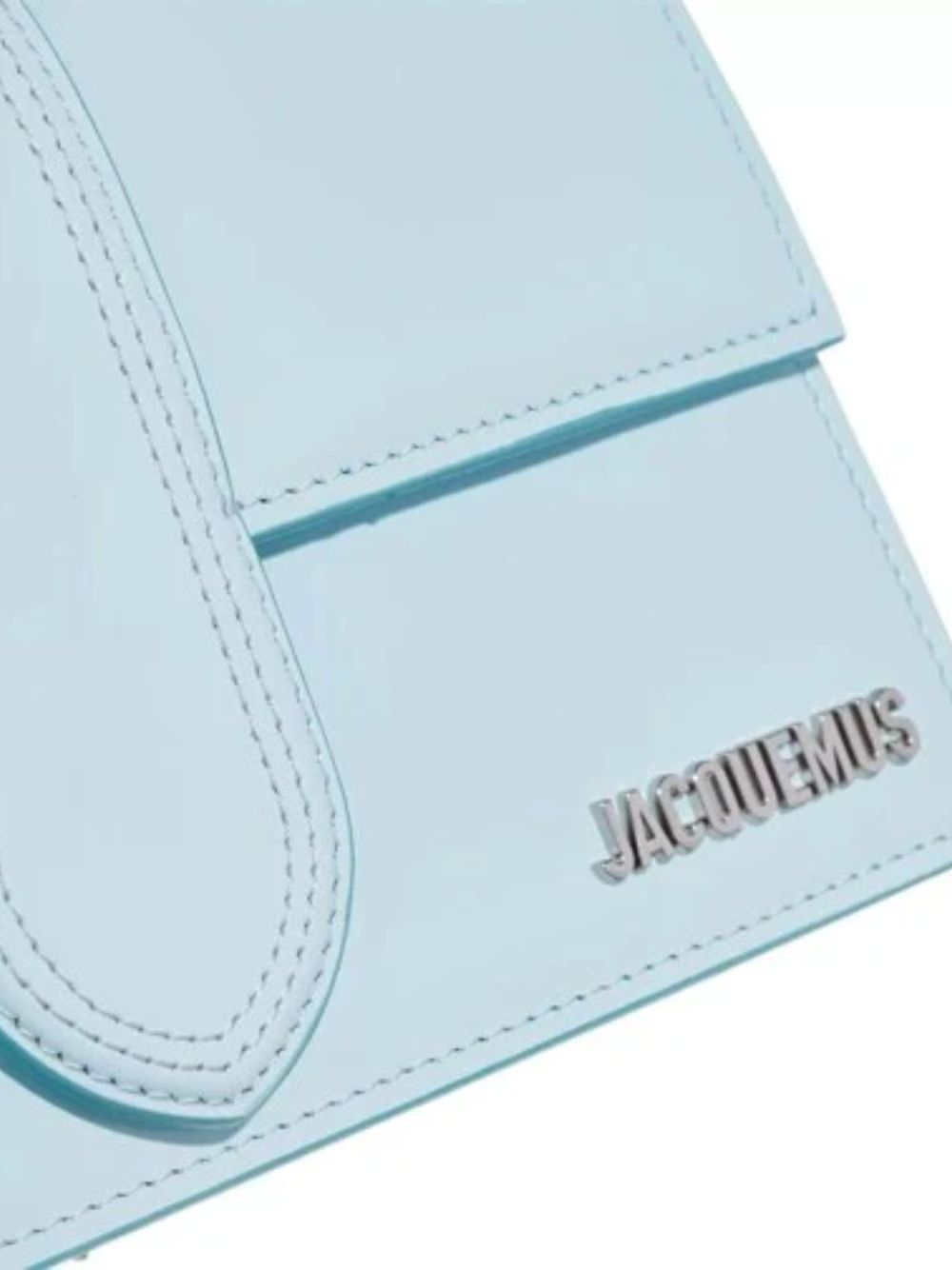 Jacquemus Lyseblå skinn Le Grand Bambino Håndveske