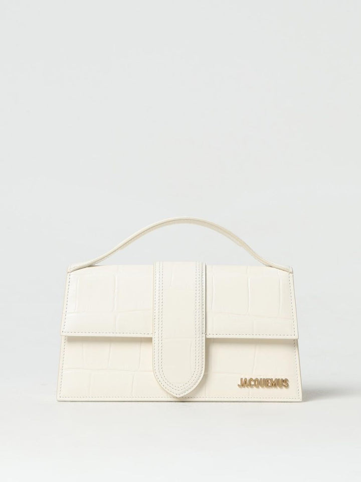 Jacquemus Ivory Cocco Le Grand Bambino Håndveske