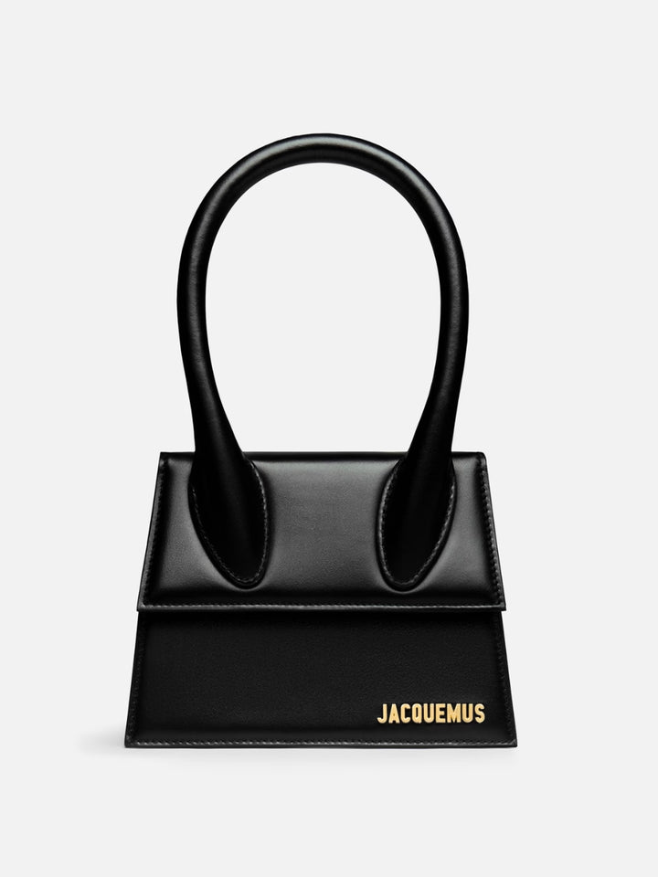 Jacquemus svart Le Chiquito Moyen-veske i skinn