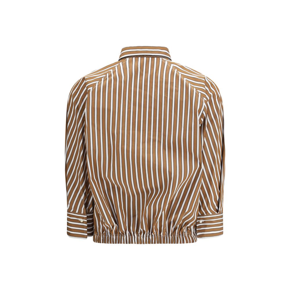Brown Cotton Shirt