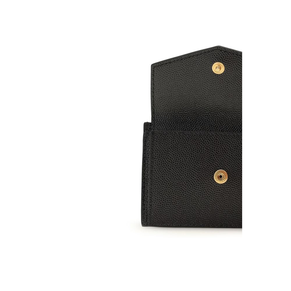 Saint Laurent Sort Kalveskinn Lommebok