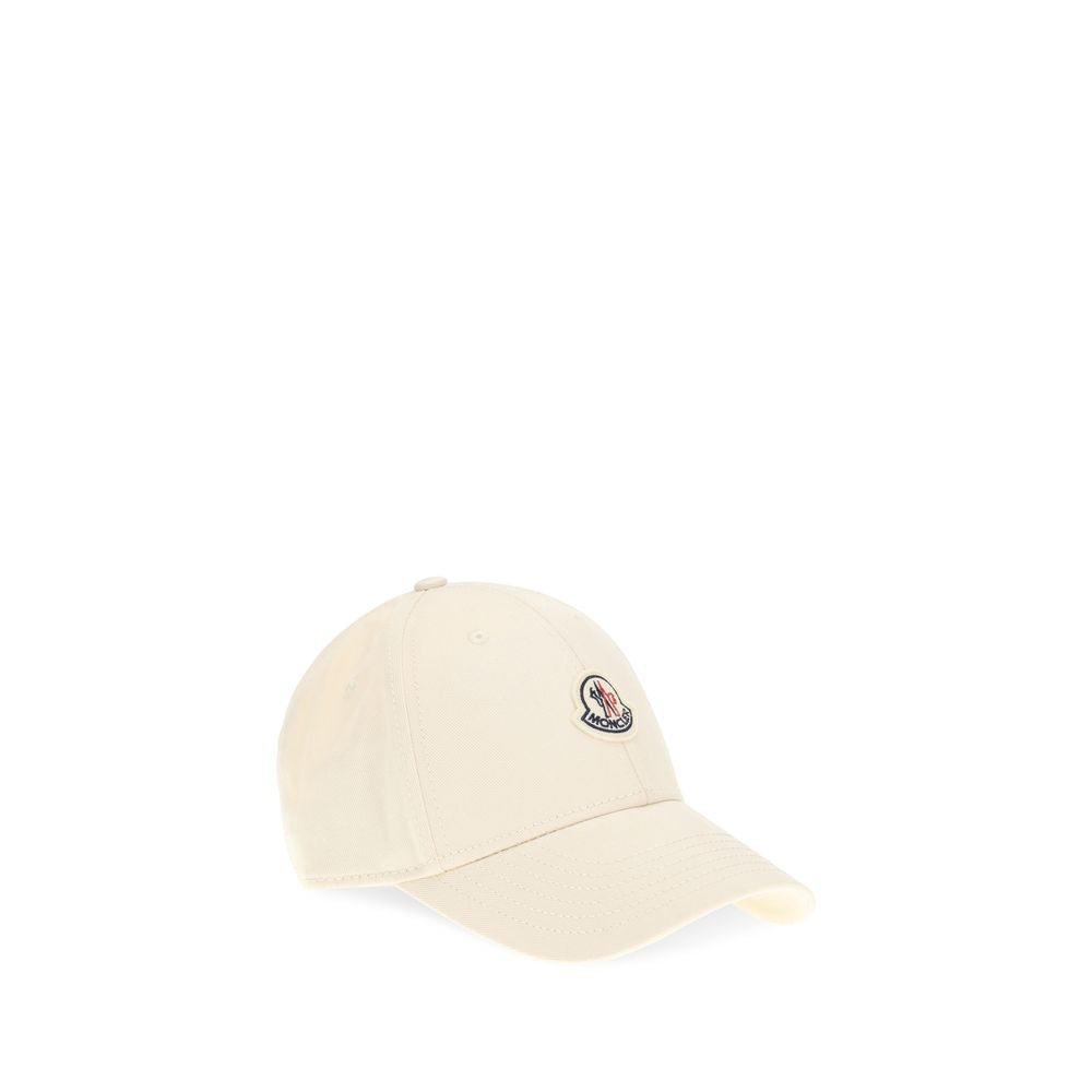 Moncler Beige Cotton Cap (baseballcap)