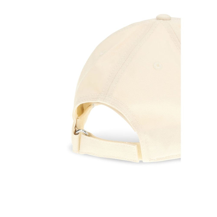 Moncler Beige Cotton Cap (baseballcap)