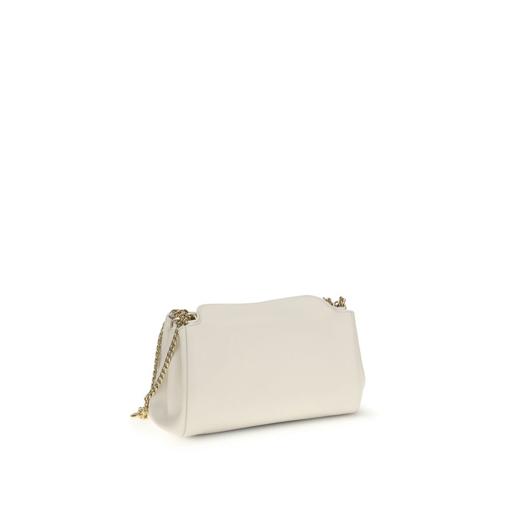 Bolso de hombro Prada de piel de becerro blanca Bos Taurus