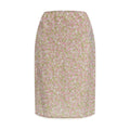 Falda midi de nailon multicolor de Prada
