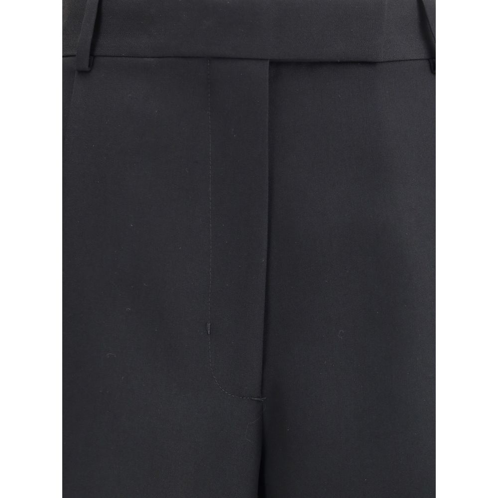 Tom Ford Svarte Ull Oves Aries Dressbukser