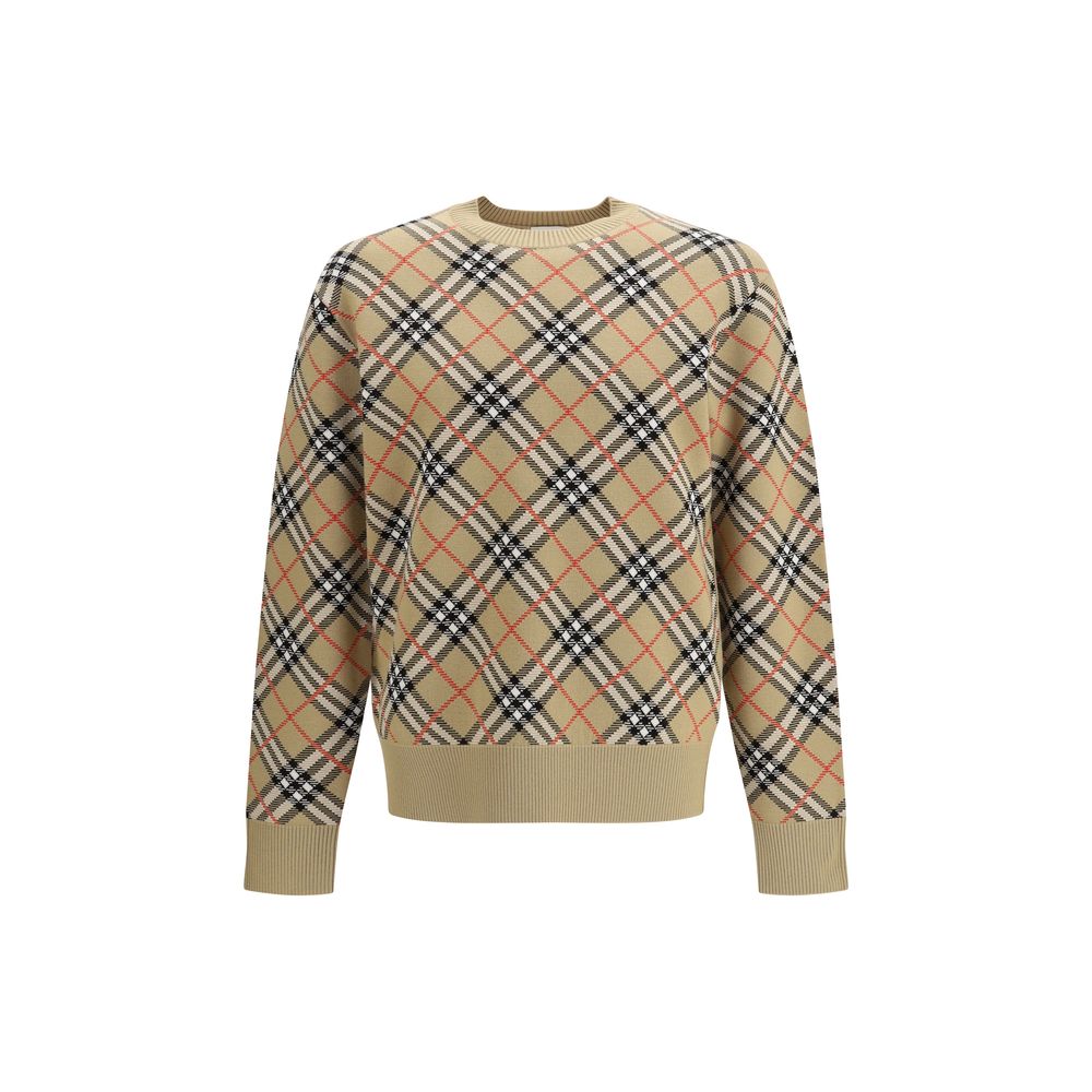 Beige Cotton Sweatshirt