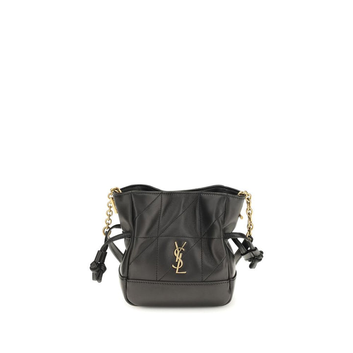 Saint Laurent Svart Lam Ovis Aries Aries Clutch Bag